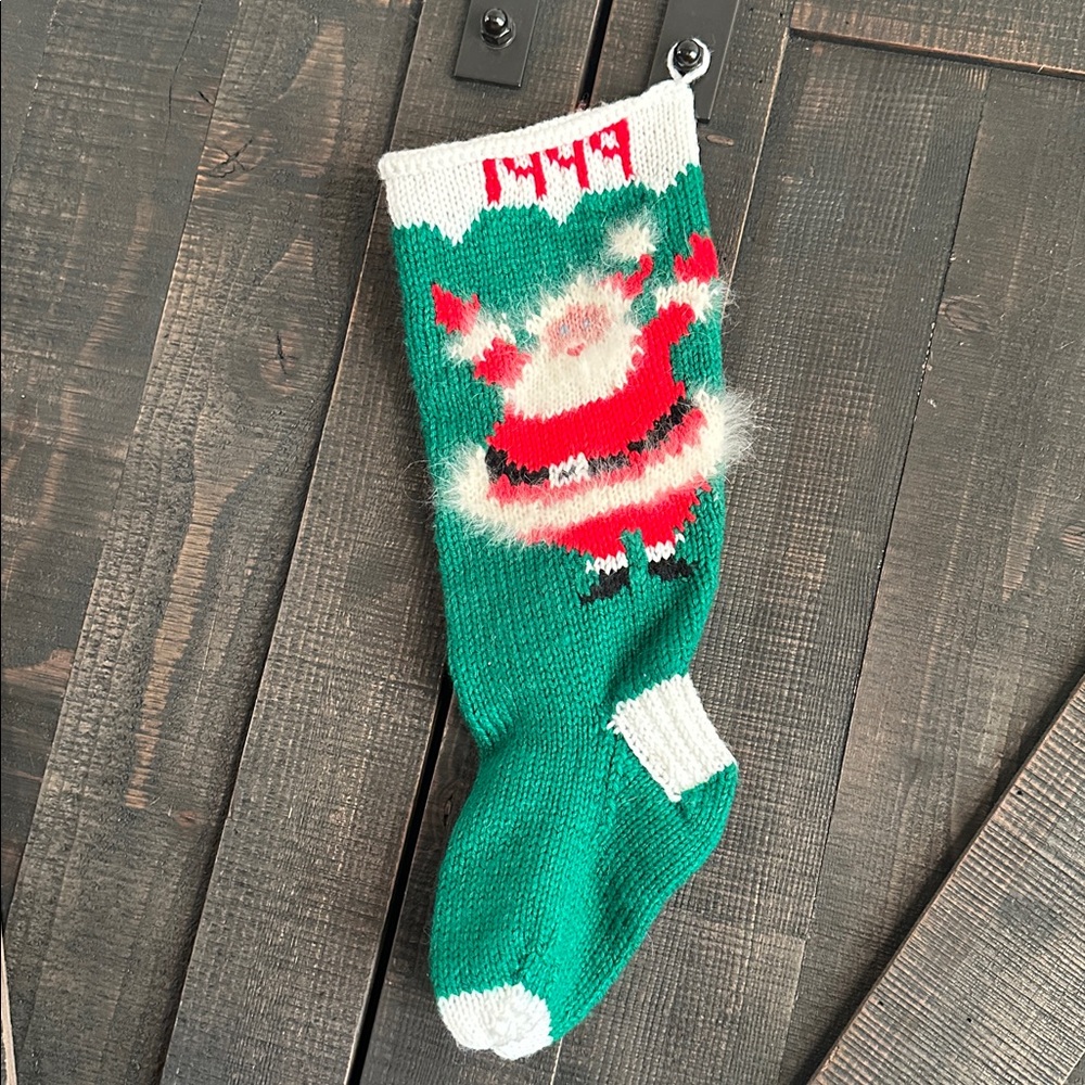 1999 Santa Christmas Stocking Alexis